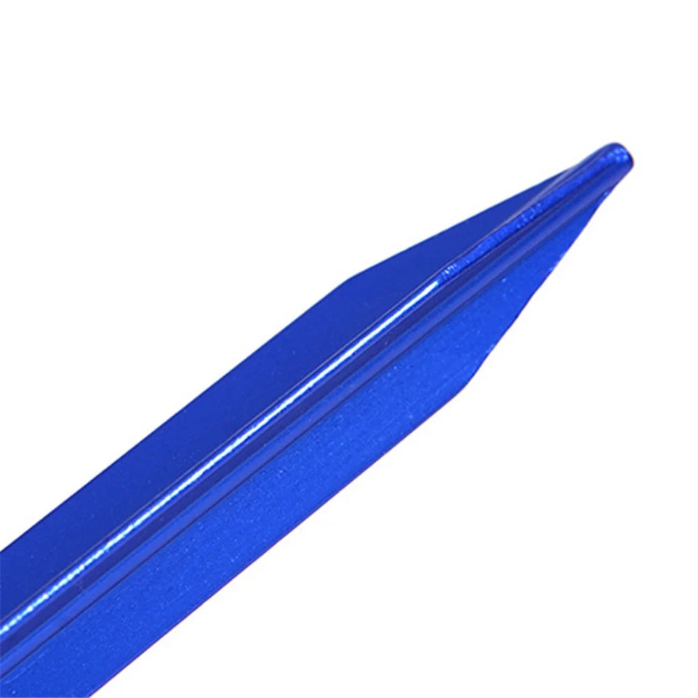 HALIN 4Pcs 18cm Aluminum Alloy Tent Stake Outdoor Camping Canopy Tarp Fixing Ground Pegs with Rope - Random Color - 6