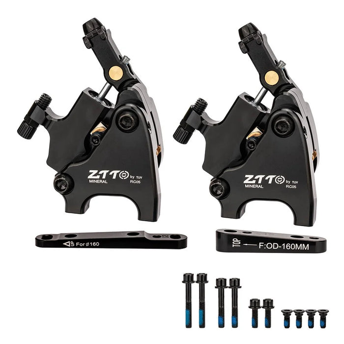 ZTTO Pro5.0 Road Bike Disc Brake Aluminum Alloy Hydraulic Brake Caliper - Black - 1