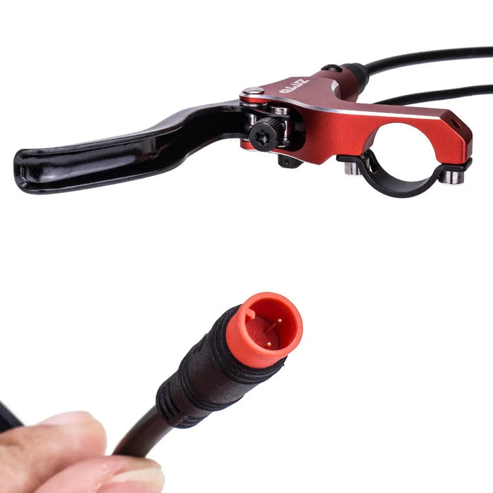 ZTTO DFH-EO2 Ebike Front Hydraulic Brakes Bike Power-Off Hydraulic Brake Kit with Disc - Black - 7