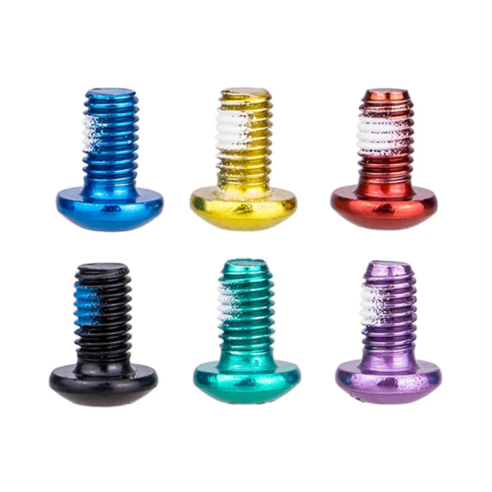 ZTTO 12Pcs M5x10mm Bicycle Disc Screw Alloy Steel Mountain Bike Disc T25 Screws - Colorful - 5