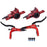 ZTTO DFH-04 Mountain Bike CNC Aluminum Alloy Brake Lever Brake Caliper Set - Red - 1