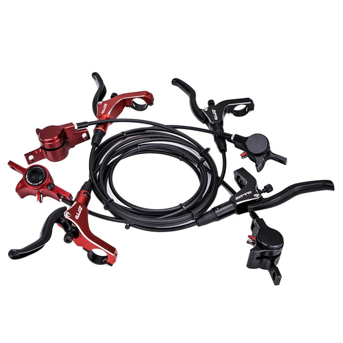 ZTTO DFH-04 Mountain Bike CNC Aluminum Alloy Brake Lever Brake Caliper Set - Red - 5