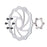 ZTTO 160MM Stainless Steel Bicycle Disc Brake Disc Brake with 6 Screws - 1