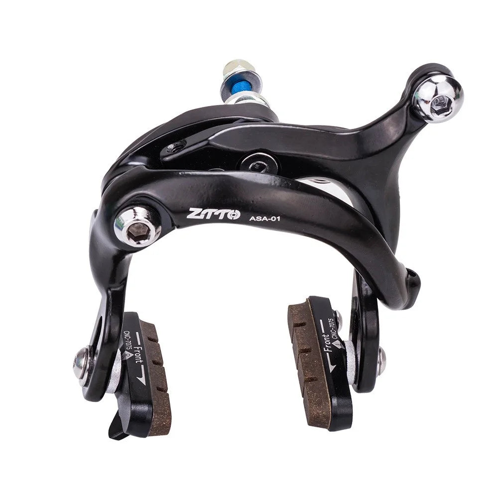 ZTTO TQWSCP 1 Pair Bike Brake Pads Set Mountain Bicycle C-Brake Pads Bike Brake Blocks Kit - Black - 3