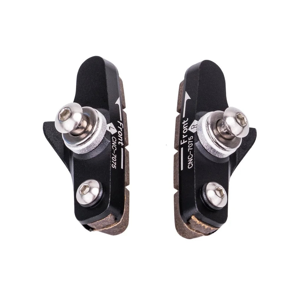 ZTTO TQWSCP 1 Pair Bike Brake Pads Set Mountain Bicycle C-Brake Pads Bike Brake Blocks Kit - Black - 4