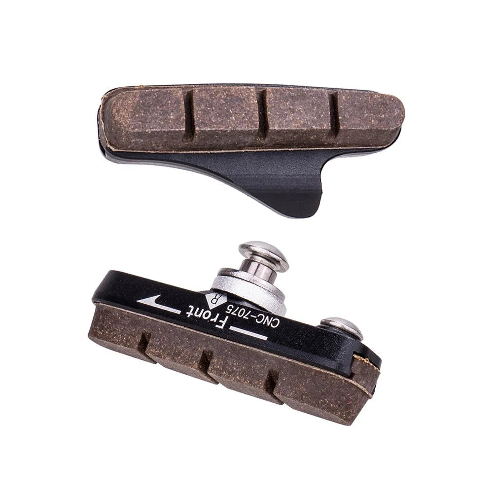 ZTTO TQWSCP 1 Pair Bike Brake Pads Set Mountain Bicycle C-Brake Pads Bike Brake Blocks Kit - Black - 6