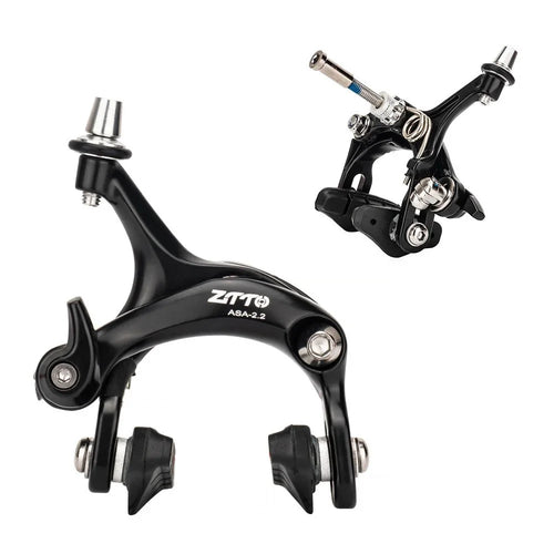 ZTTO 1 Pair Road Bike Brake Dual Pivot Calipers Bicycle Front Rear C Brake Caliper - 2.2D - 1