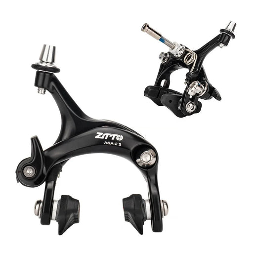 ZTTO 1 Pair Road Bike Brake Dual Pivot Calipers Bicycle Front Rear C Brake Caliper - 2.2D - 1