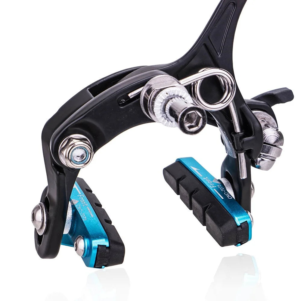 ZTTO 1 Pair Road Bike C-Brake Pad Aluminum Alloy Brake Block Bicycle Parts - Black - 5