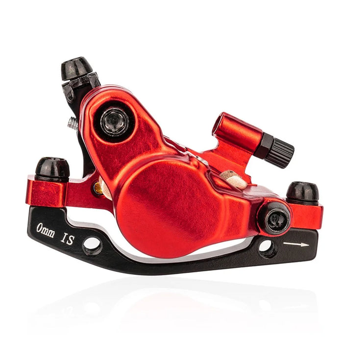 ZTTO XLYD1 1 Pair Front + Rear Aluminum Alloy MTB Bike Line Pulling Hydraulic Disc Brake Calipers - Red - 3