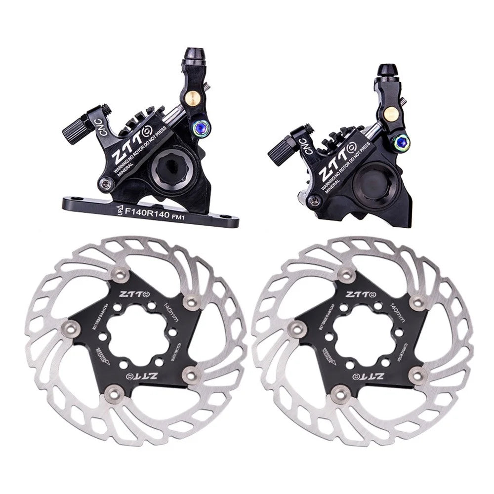 ZTTO GLDS 1 Pair Aluminum MTB Bike Disc Brake Set Cycling Accessory for Road Bicycle - Black - 2