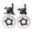ZTTO GLDS 1 Pair Aluminum MTB Bike Disc Brake Set Cycling Accessory for Road Bicycle - Black - 2
