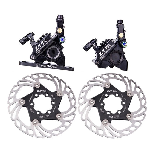 ZTTO GLDS 1 Pair Aluminum MTB Bike Disc Brake Set Cycling Accessory for Road Bicycle - Black - 2