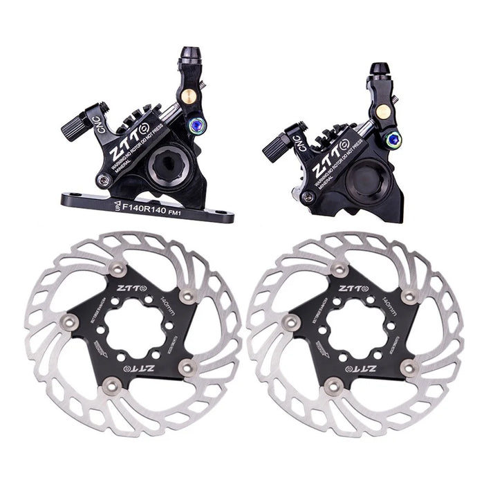 ZTTO GLDS 1 Pair Aluminum MTB Bike Disc Brake Set Cycling Accessory for Road Bicycle - Black - 2