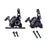ZTTO GLDS 1 Pair Aluminum MTB Bike Disc Brake Set Cycling Accessory for Road Bicycle - Black - 3