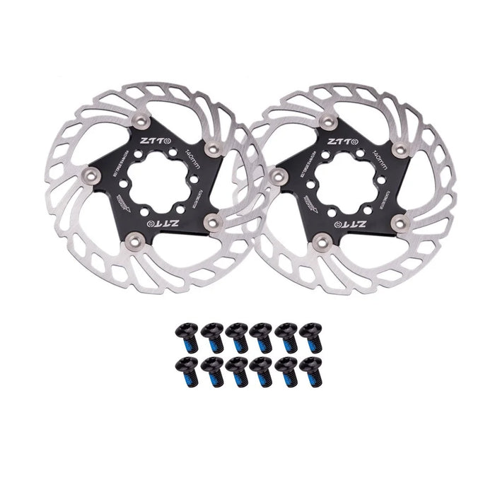 ZTTO GLDS 1 Pair Aluminum MTB Bike Disc Brake Set Cycling Accessory for Road Bicycle - Black - 4