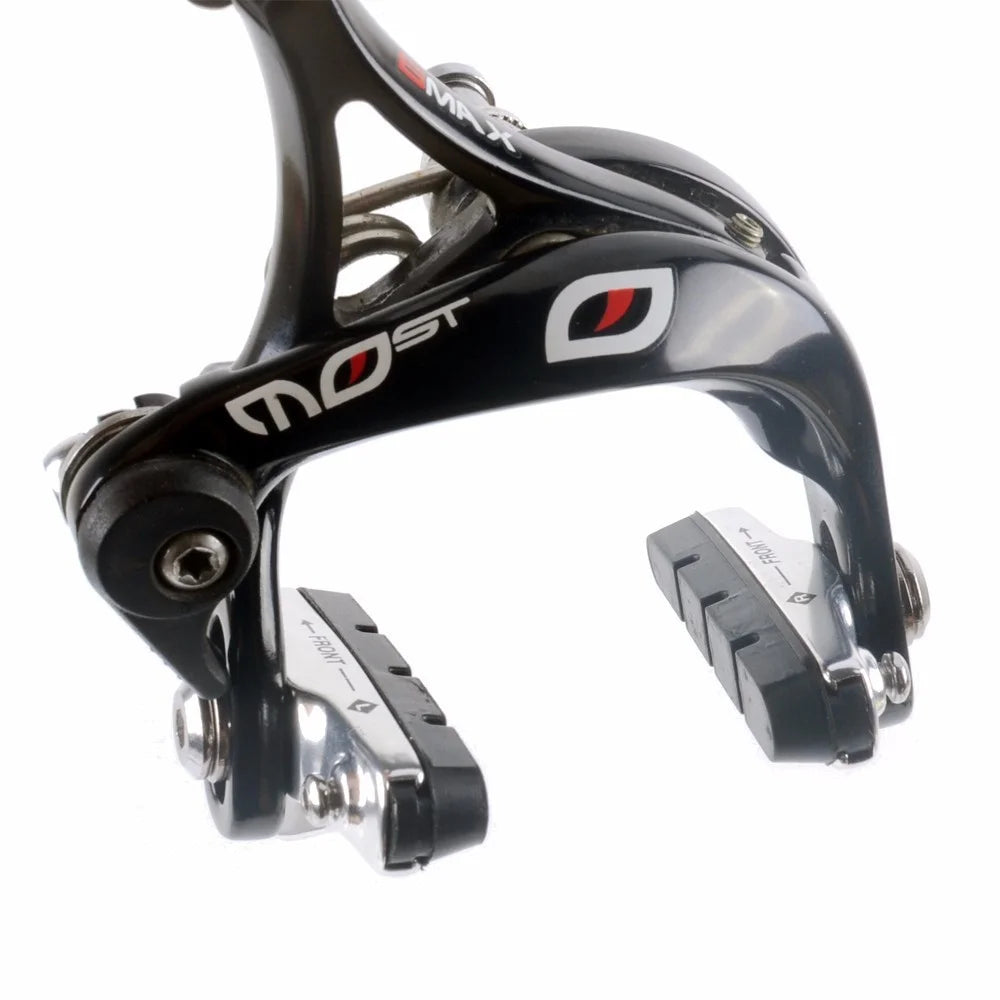 ZTTO SCP1 Aluminum+Rubber Lightweight Road Bike Brake Shoes C Brake Caliper Hoof - Black - 4