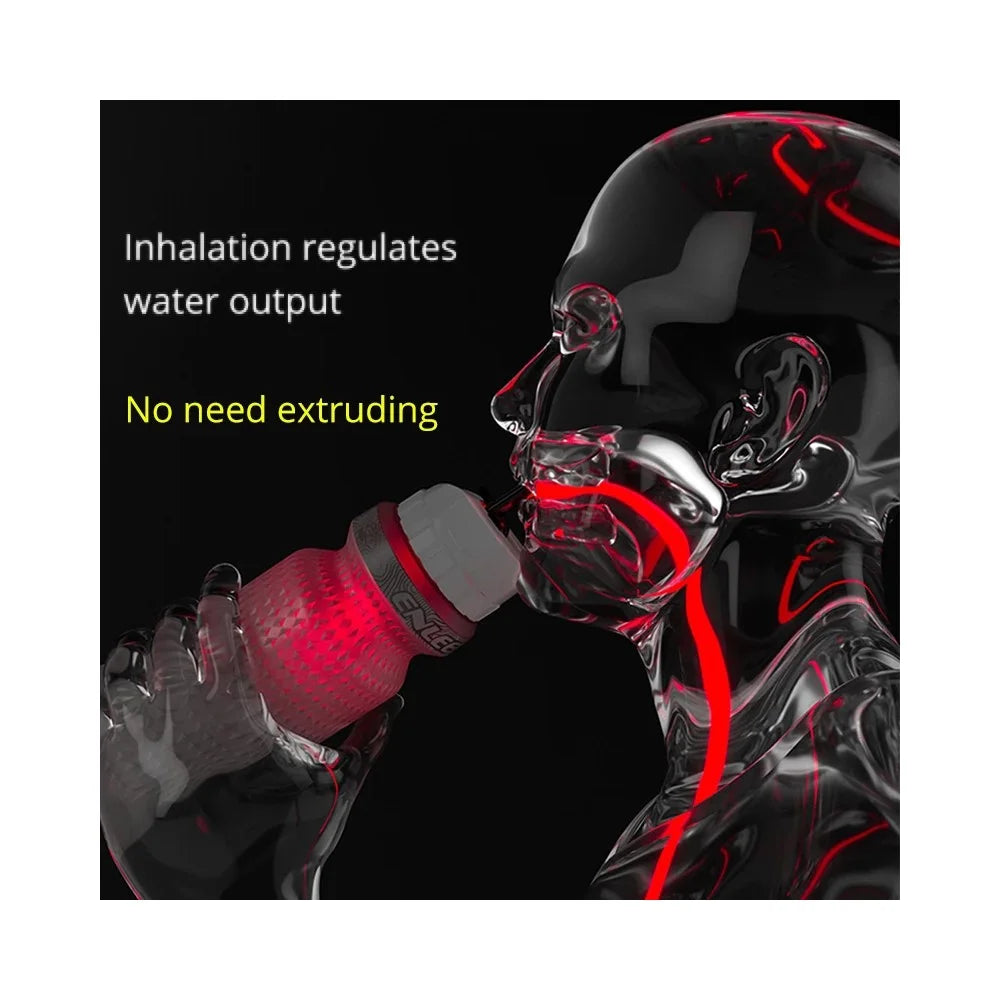 ENLEE RR10 FDA Certificated Sports Water Bottle Washable BPA-free Bike Water Bottle with Leakproof Lid for Outdoors Camping Cycling Fitness Gym - Orange - 5