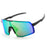 XQ-HD XQ-555 Sports Sunglasses Men Women Anti-Glare UV400 Racing Glasses Large Frame Goggles Cycling Eyewear - Black/Grey/Colorful - 1
