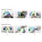 XQ-HD XQ-555 Sports Sunglasses Men Women Anti-Glare UV400 Racing Glasses Large Frame Goggles Cycling Eyewear - Black/Grey/Colorful - 7