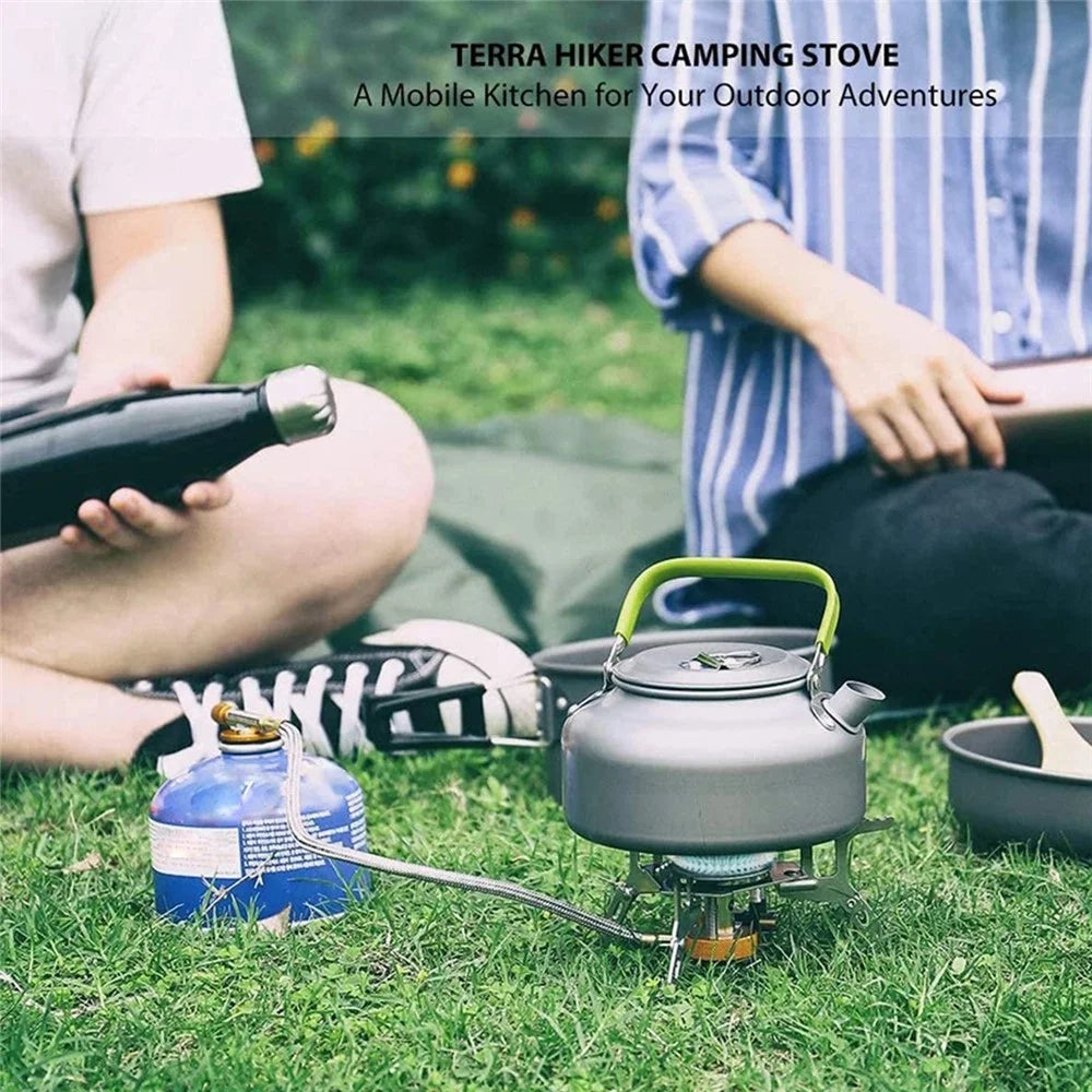 103 3500W Gas Stove Portable Collapsible Outdoor Boxed Butane Gas Camping Picnic Stove Burner - 2