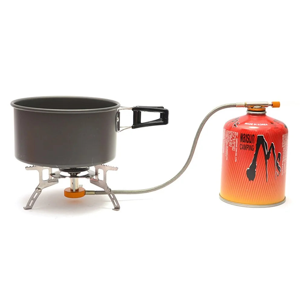103 3500W Gas Stove Portable Collapsible Outdoor Boxed Butane Gas Camping Picnic Stove Burner - 4