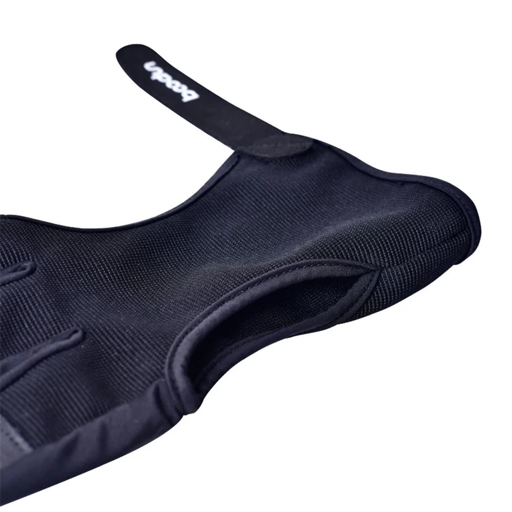 BOODUN 1280 3 Fingers Gloves Archery Guard Hand Protective Safety for Recurve Compound Bow Shooting Crossbow Slingshot Hunting - Black/S/M - 4