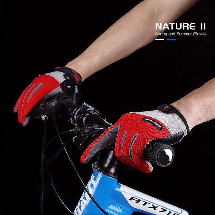 KYNCILOR A0056 One Pair Cycling Gloves Biking Gloves for Men Women Outdoor Full Finger Workout Gloves Sensitive Touch Screen Function Hiking Camping Gloves - Black//M - 6