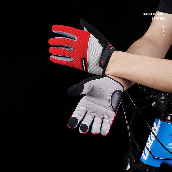 KYNCILOR A0056 One Pair Cycling Gloves Biking Gloves for Men Women Outdoor Full Finger Workout Gloves Sensitive Touch Screen Function Hiking Camping Gloves - Black//M - 7