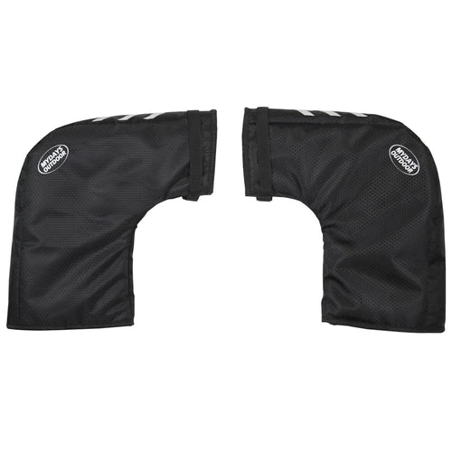 MYDAYS OUTDOOR 848201 Reflective Bike Handlebar Cover 420D Oxford Cloth Warm Handlebar Sleeve, 60x16x22cm - 1