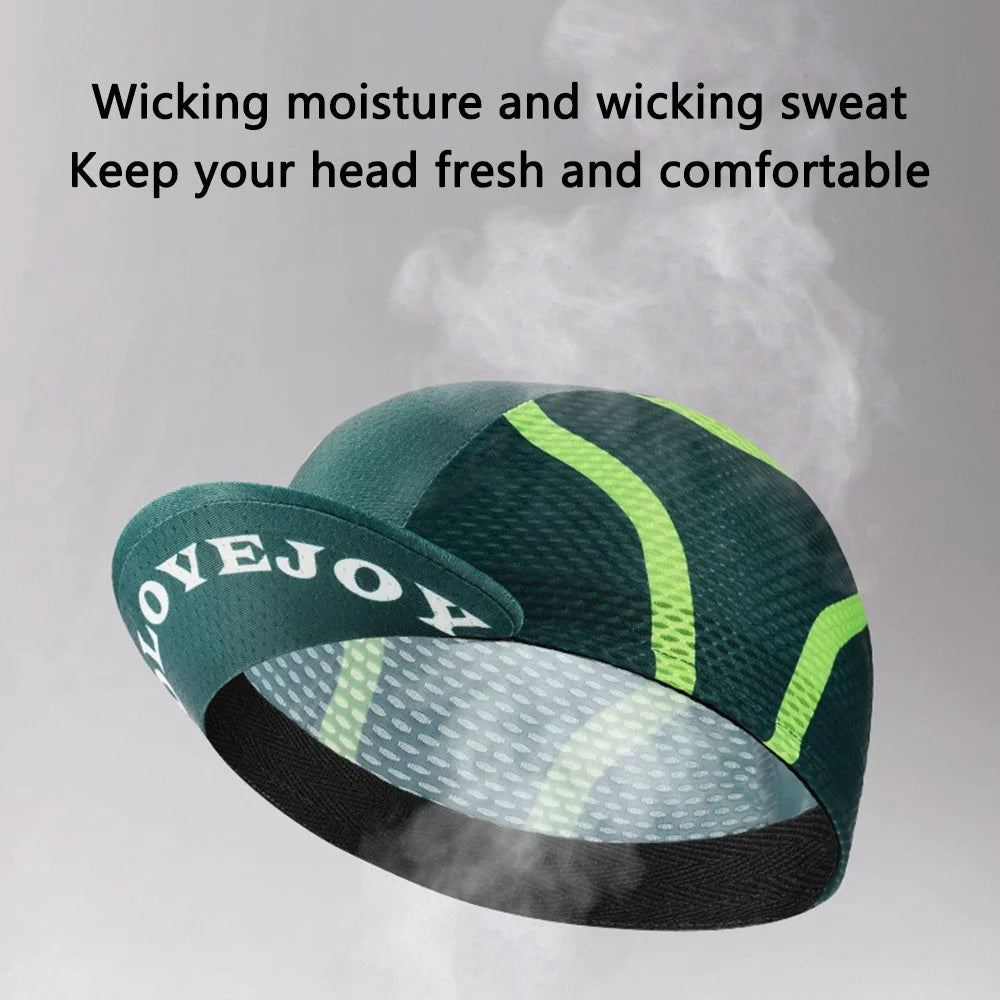 GOLOVEJOY XMZ287 Anti-UV Breathable Hat Cycling Skull Cap Under Helmet Liner with Sun Visor - White - 3