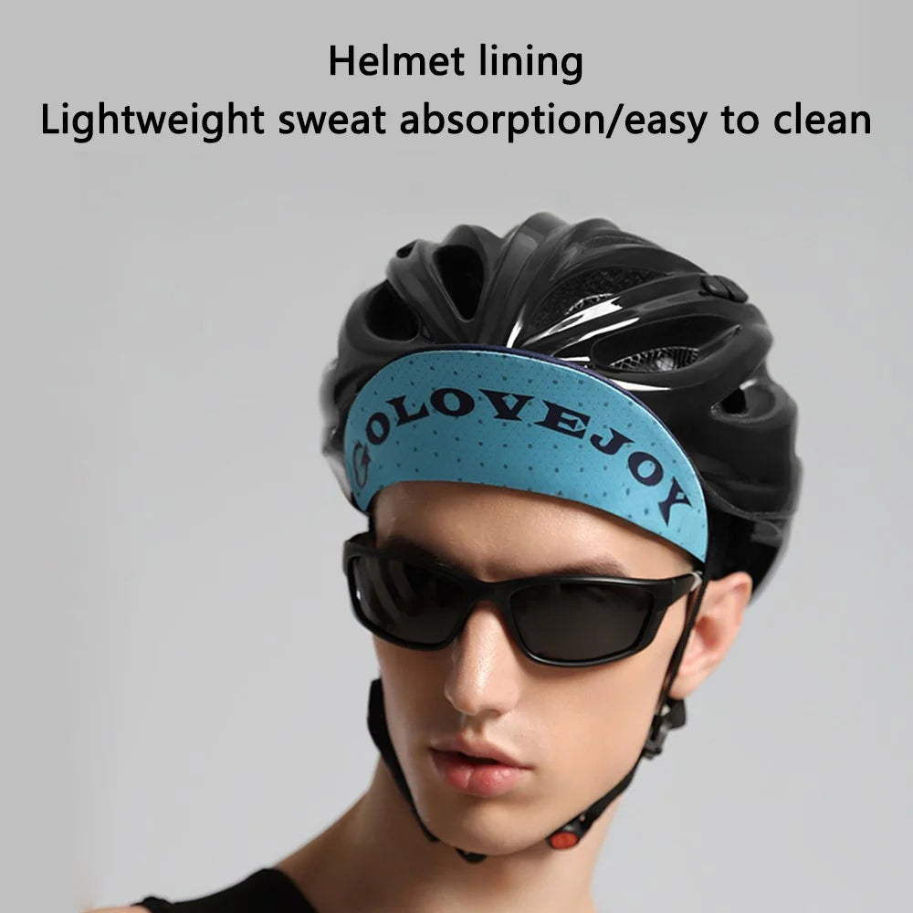 GOLOVEJOY XMZ287 Anti-UV Breathable Hat Cycling Skull Cap Under Helmet Liner with Sun Visor - White - 5