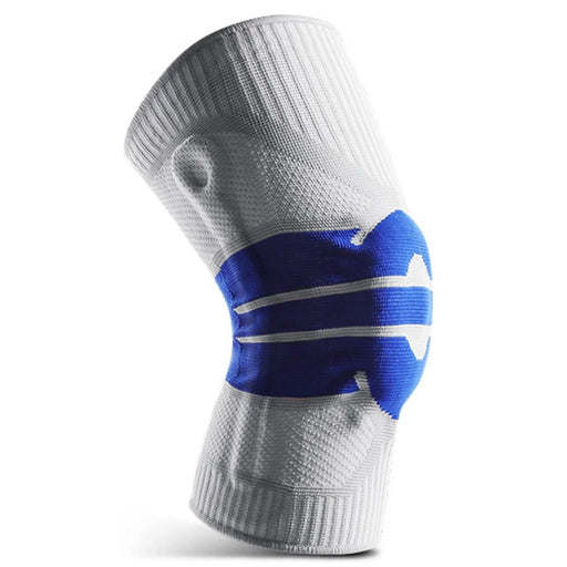 KYNCILOR AB058 Breathable Knee Support Brace Silicone Kneecap for Running Riding Basketball 1/Pc Elastic Knitted Knee Protective Pads - Sapphire/L - 1