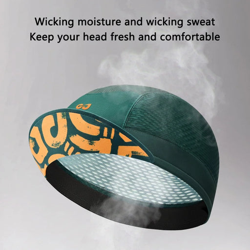 GOLOVEJOY XMZ286 Cycling Skull Cap Under Helmet Liner Sun Visor Anti-UV Quick-Dry Hat for Men, Women - Beige - 2