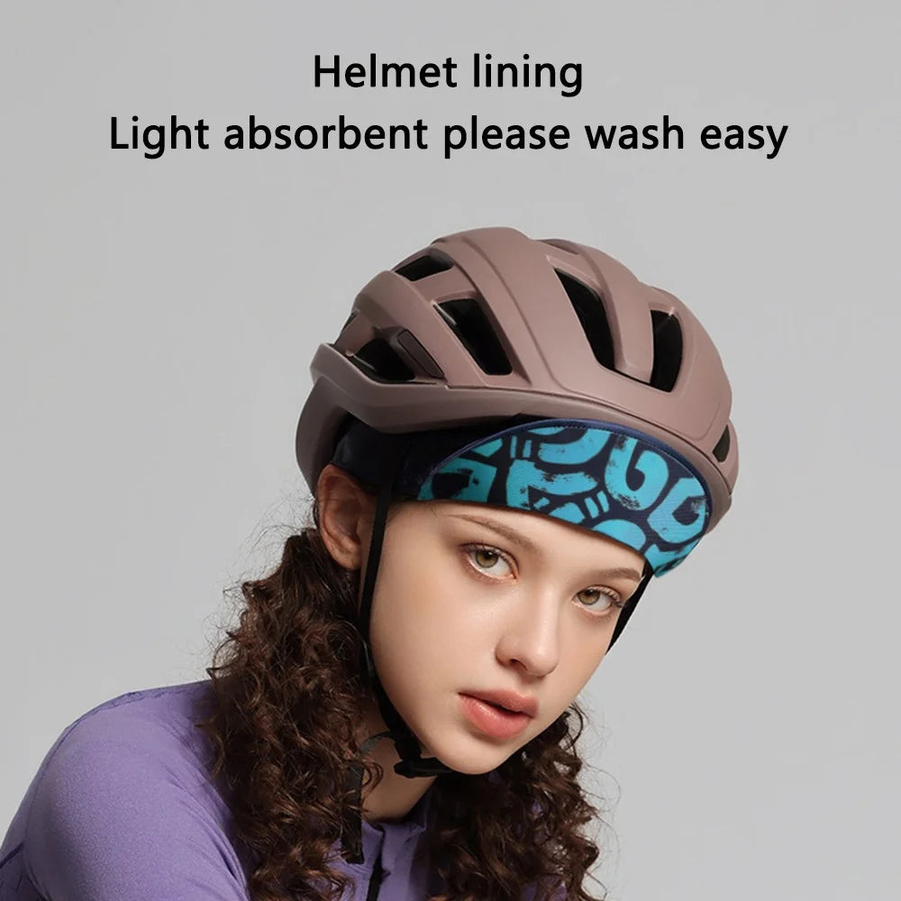GOLOVEJOY XMZ286 Cycling Skull Cap Under Helmet Liner Sun Visor Anti-UV Quick-Dry Hat for Men, Women - Beige - 5