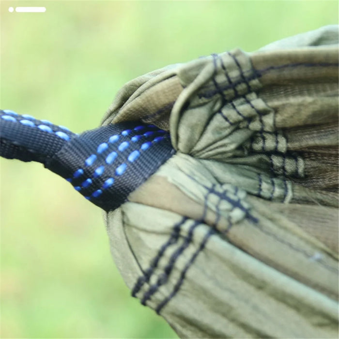 Camping Hanging Hammock Mosquito Net Bedding, Unfolded Size: 260x140cm - Army Green - 6