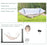 Camping Hammock Mosquito Net Hanging Bed for 2 People, Unfolded Size: 260x140cm - Khaki - 1