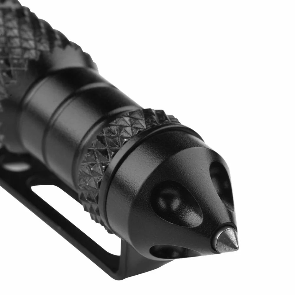 BH2S Multifunction Military Tactical Pen Tungsten Steel Self Defense Pen - Black - 3