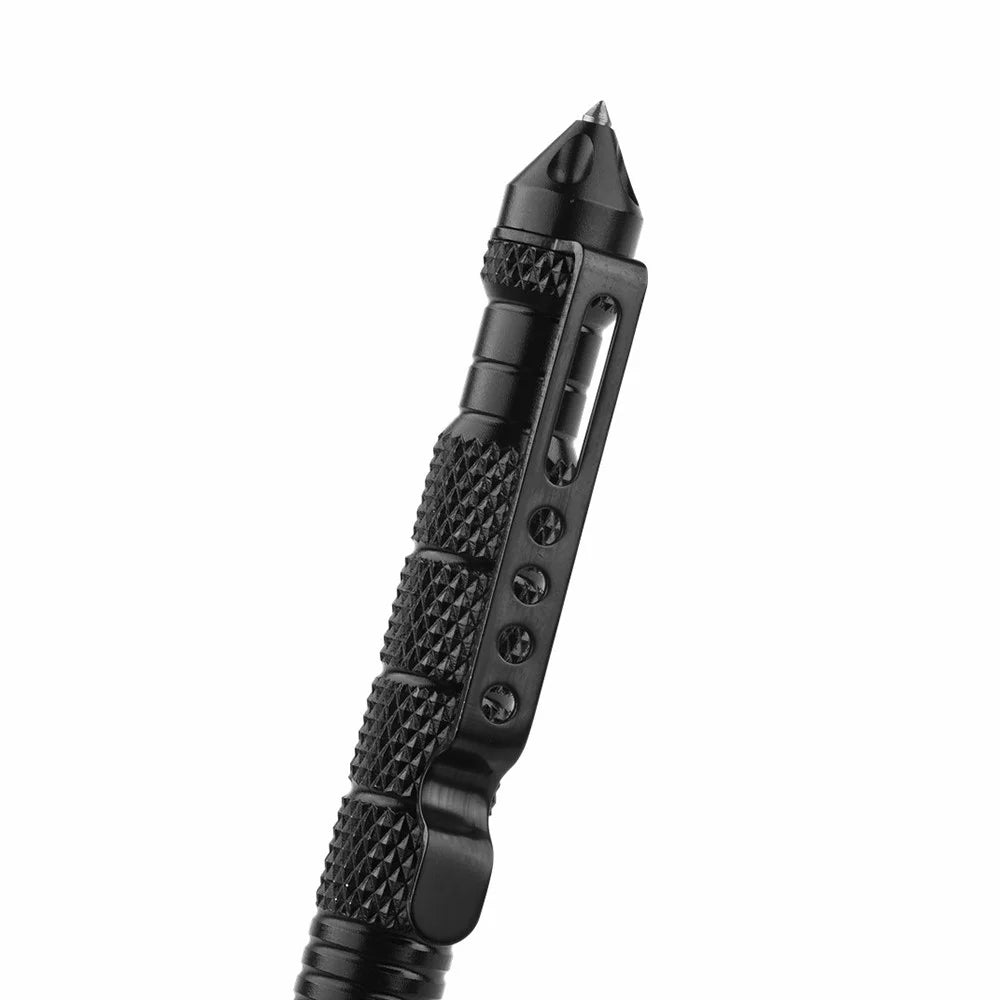 BH2S Multifunction Military Tactical Pen Tungsten Steel Self Defense Pen - Black - 4