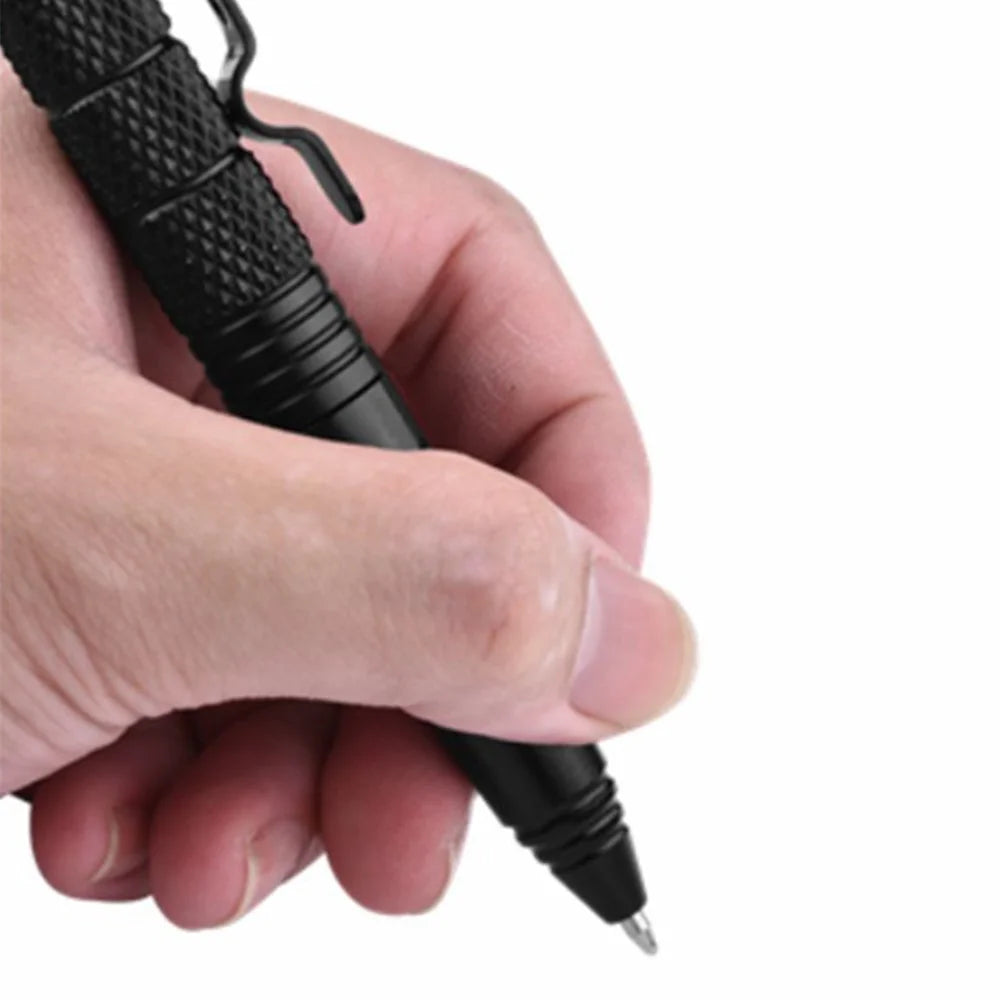BH2S Multifunction Military Tactical Pen Tungsten Steel Self Defense Pen - Black - 5