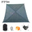 Camping Square Hammock Tree Hanging Bed, Unfolded Size: 3x3x3m - Black - 1