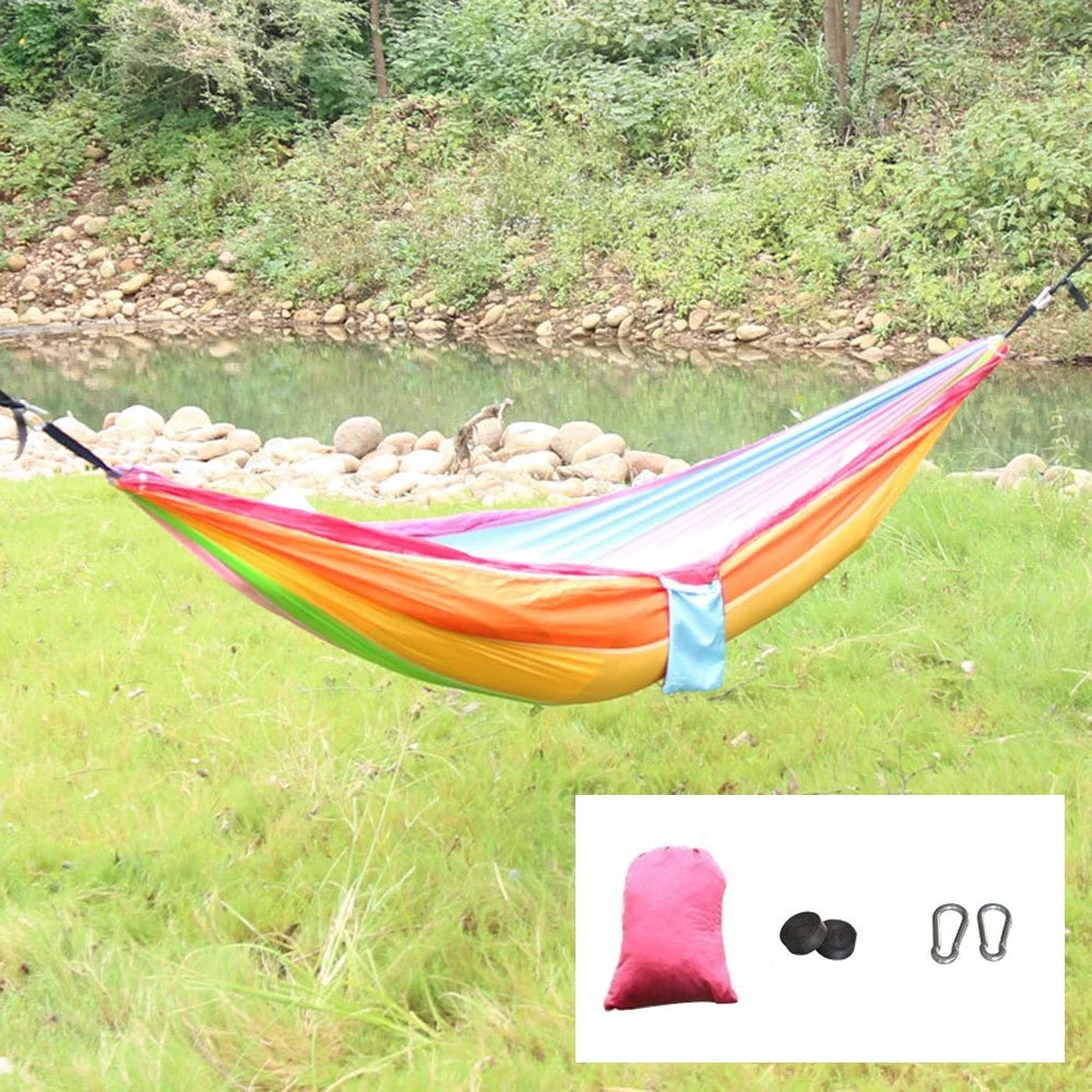 Camping Hanging Hammock Bedding, Unfolded Size: 260x140cm - Multi-Color - 1