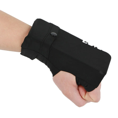 Outdoor Sports Phone Holder Glove Pouch Card Keys Storage Bag with Thumb Hole - Black S / Left Hand - 1