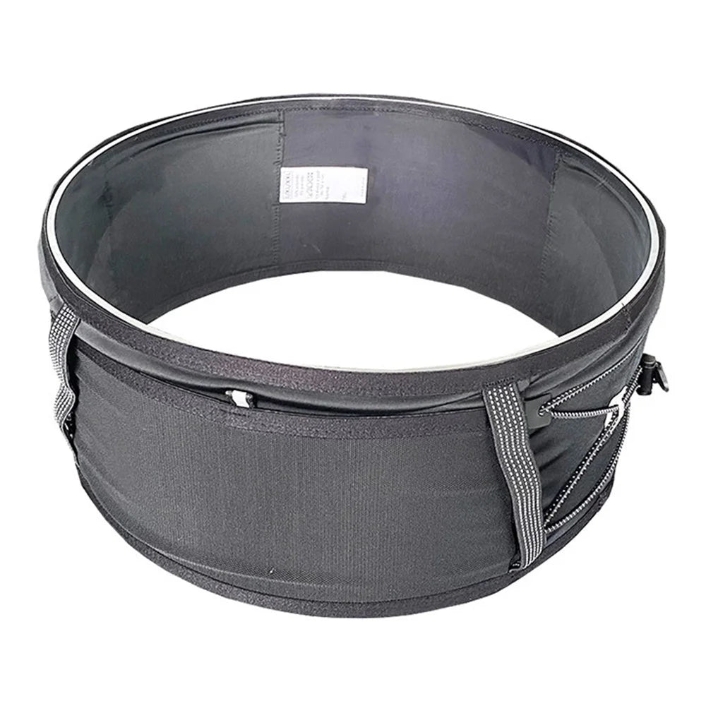 2309 Outdoor Sports Multiple Pockets Waist Bag Reflective Running Fanny Pack - Black+XS / S / M - 1