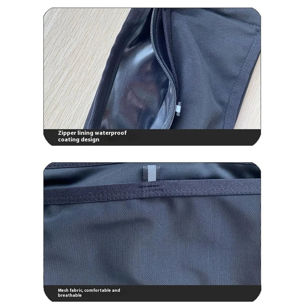 2309 Outdoor Sports Multiple Pockets Waist Bag Reflective Running Fanny Pack - Black+XS / S / M - 5