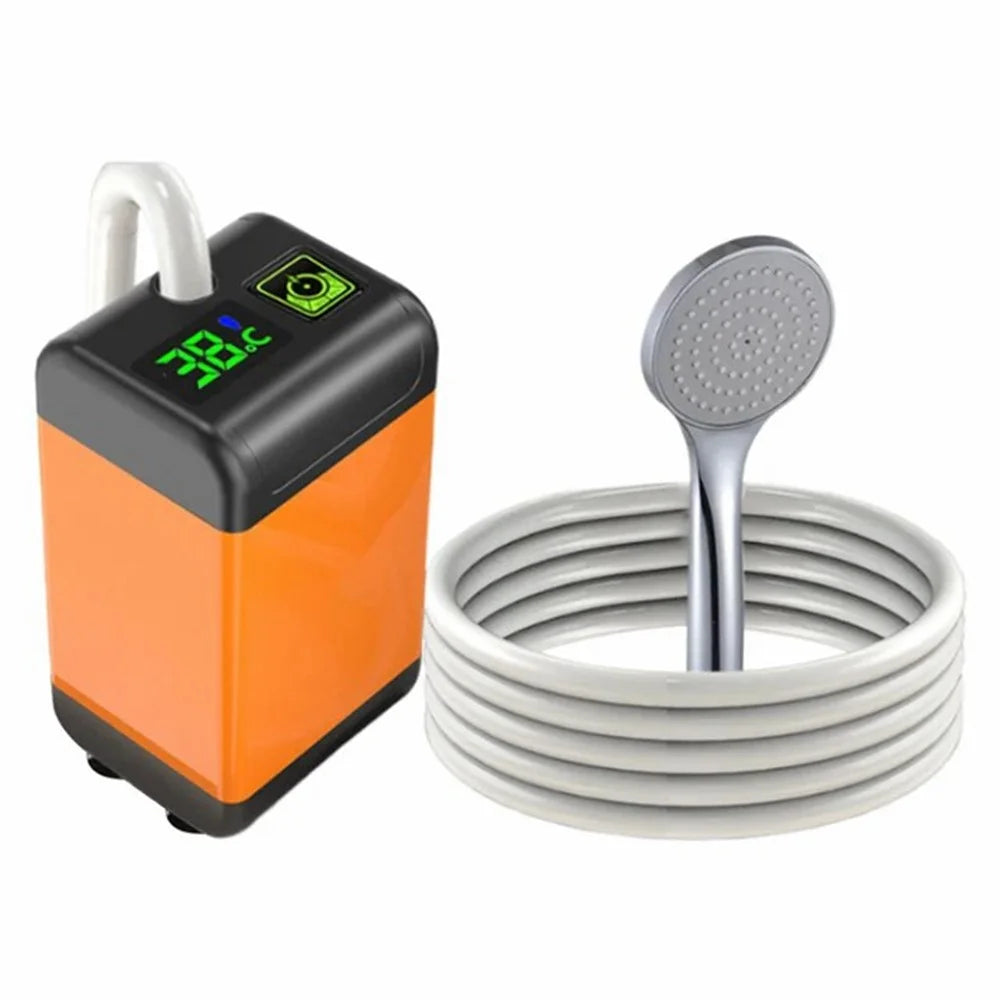 4800mAh Outdoor Camping Electric Shower with Smart Temperature Monitoring + 1 Spray Mode - 1