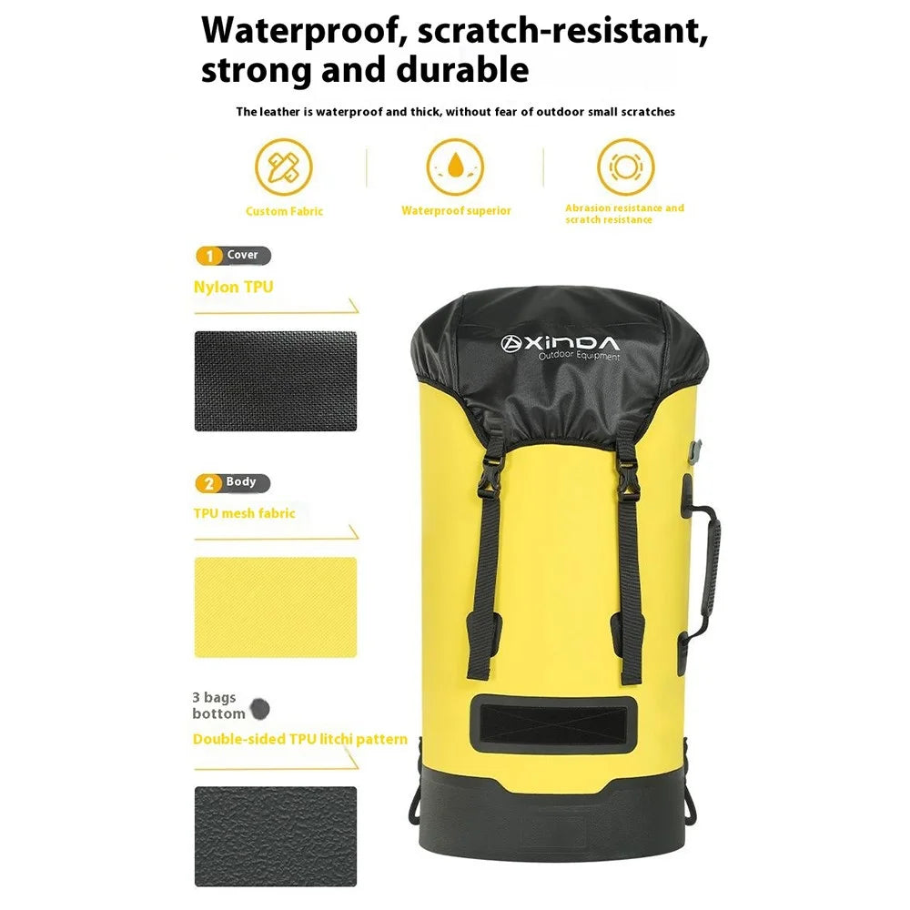 XINDA XD-BAG20 45L Outdoor Backpack Aerial Work Tool Storage Bag Waterproof Pouch Toolkit Utility Organizer - 3