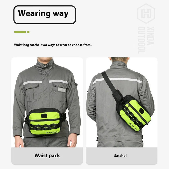 XINDA HH-BAG38 Aerial Work Waist Pack 7L Tool Storage Bag Rock Climbing Crossbody Bag - 6