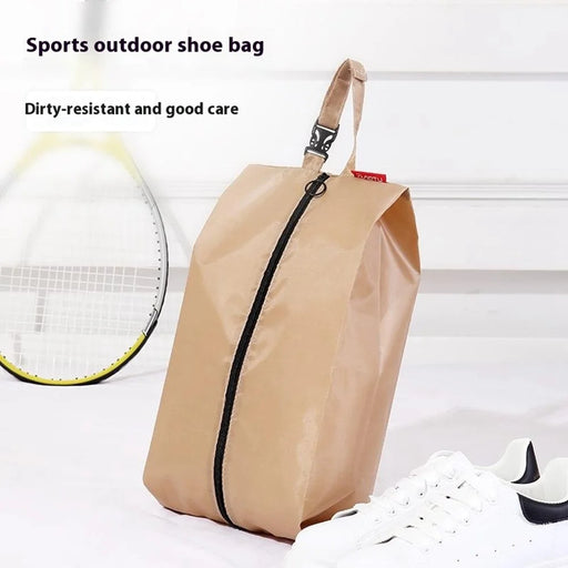 AOTU AT9010 Outdoor Travel Shoes Storage Bag Oxford Cloth Sneakers Sandals Carrying Bag - Khaki - 2