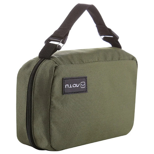 AOTU AT6903-2 Portable Oxford Cloth Travel Cosmetics Toiletries Storage Bag with Hanging Hook - Army Green - 1